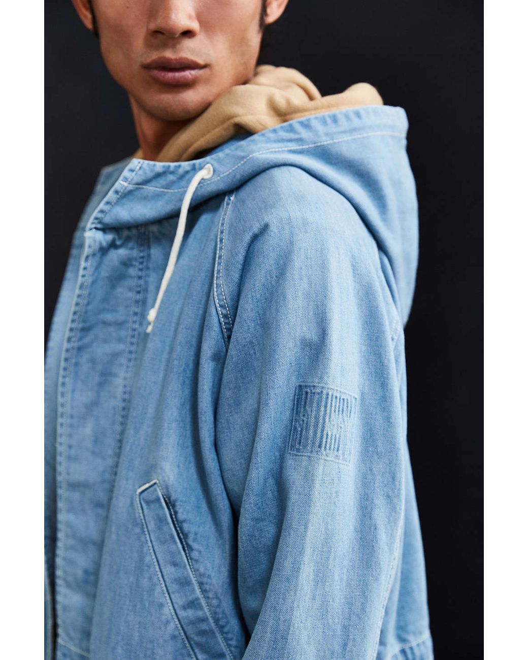 Stussy denim shop parka